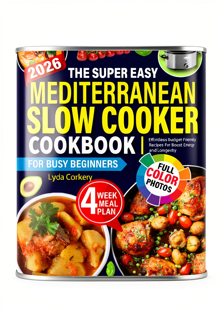 Installing Mediterranean cookbook Kindle ebook on a wooden kitchen countertop