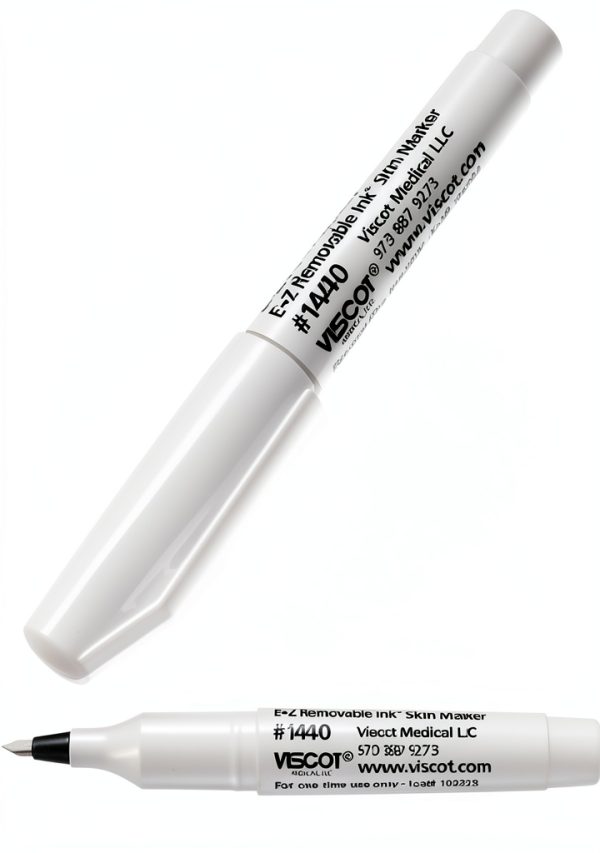 Viscot White Skin Marker Pen 1 Count Pack of 50 Smooth Plastic-0