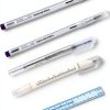 Ksndurn Skin Marker Pen Fine Point Surgical Marker 4 Pack Clear White-1