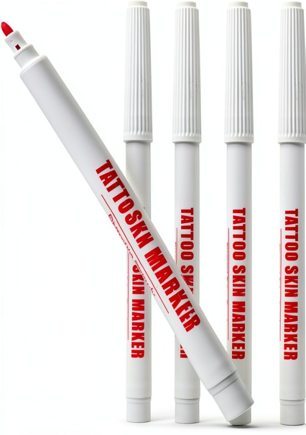 Tattoo Stencil Marker Element Tattoo Supply Bold Red 0.5mm Ink-0