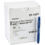 McKesson Surgical Skin Marker Pack of 100 Mini Violet Ink Pen Medical-0