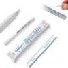 10Pcs Microblading Skin Marker Tattoo Stencil Markers Pen Permanent Makeup Position Mark Surgical Tip Sterile with Paper Ruler for Eyebrow, Lips, Skin (5 Single Head, 5 Double Heads)-2