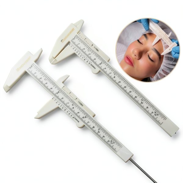 BrowsXpert Brow Mapping Kit with Caliper, Threads & Marker-2