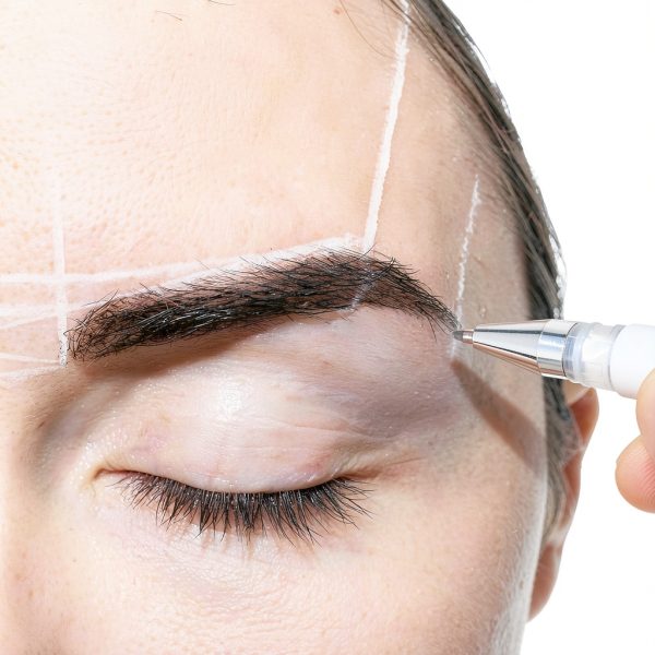Eyebrow Microblading Marker Pen Hpmjz 6 pcs with 18 White Ink Refills-3