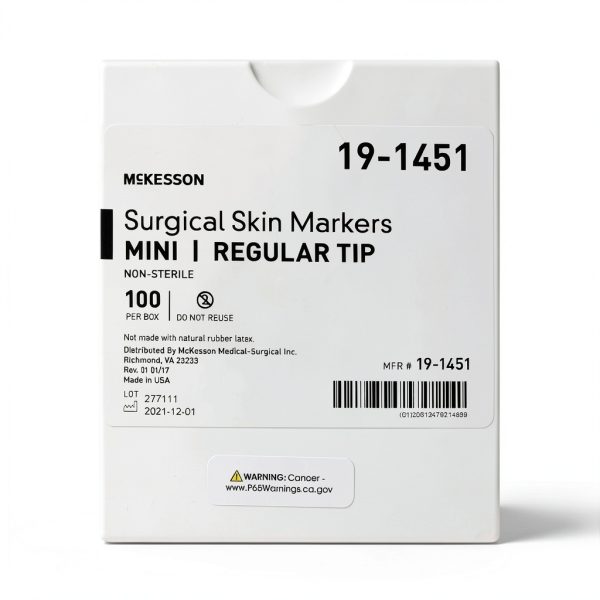 McKesson Surgical Skin Marker Pack of 100 Mini Violet Ink Pen Medical-7