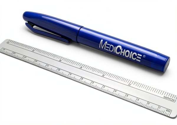 MediChoice Skin Marker, w/Ruler, Sterile, 1314077733 (Box of 25)-0