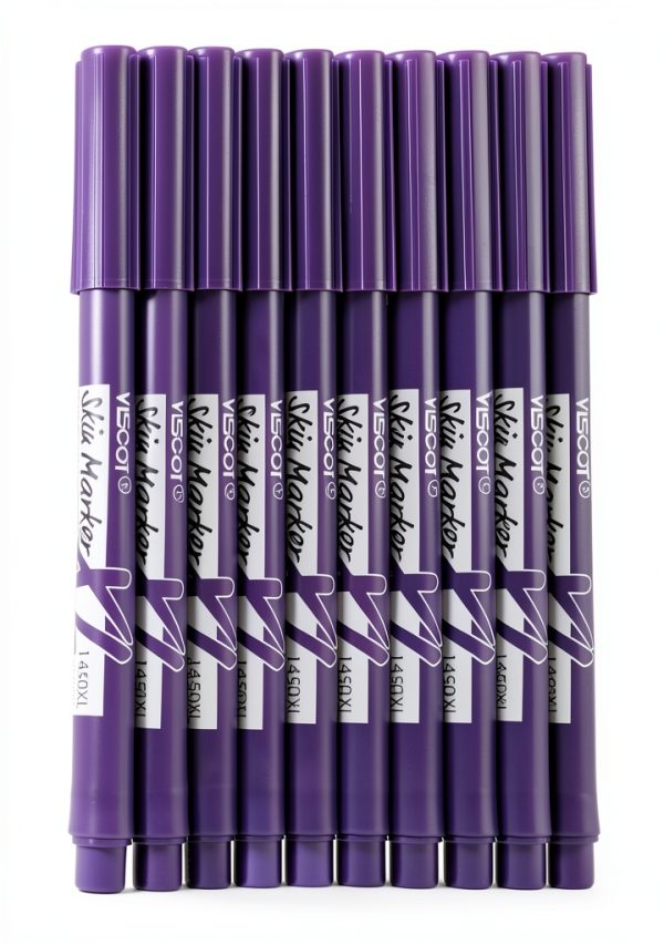 Viscot Mini XL Surgical Markers 10 Pack with Prep‑Resistant Ink-0