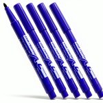 Mini XL Surgical Markers 5 Pack Pirate Face Tattoo Purple Skin Markers-0