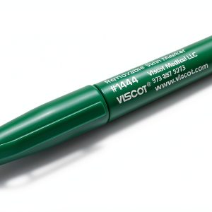 Viscot Mini EZ Removable Ink Skin Marker Green 10 Pack Medical Grade-0