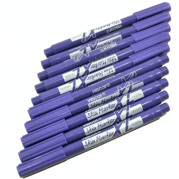 Viscot Mini XL Surgical Markers 10 Pack SM-1005-10 Long‑Lasting Ink-0