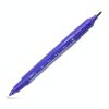 3 Pcs Surgical Skin Marker Pen, Professional Sterile Tip Tattoo Stencil Markers Pen Scribes ，(0.5mm,1mm) with Paper Ruler (2 Single Head +1 Double Head)-3