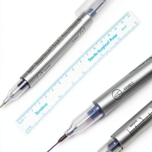 Tattoo Skin Marking Pen Tumalab Dual 0.5mm/1mm Purple Ink with Ruler-0